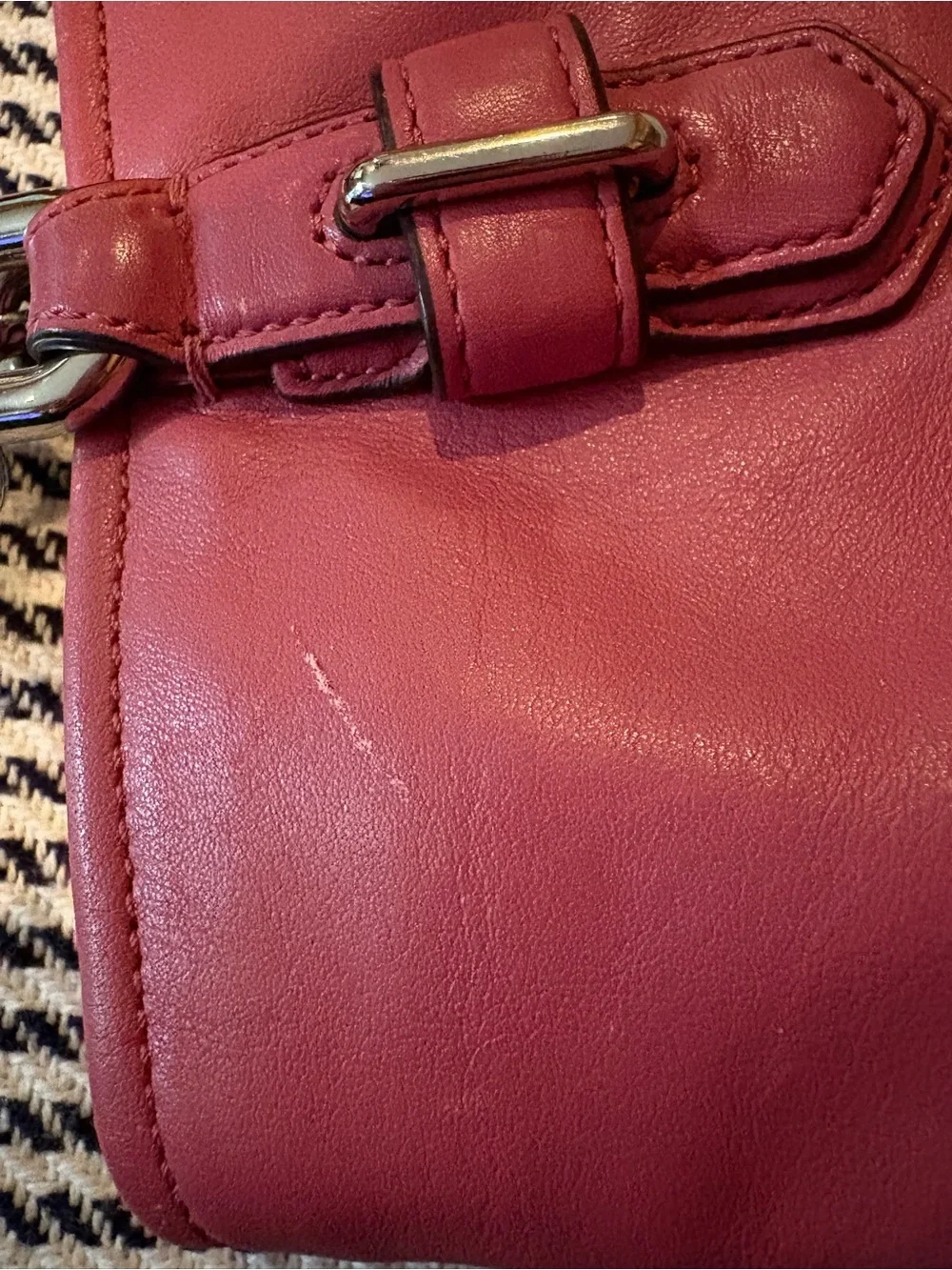 Coach Rose Pink Chelsea Leather Double-Handle Shoulder Bag